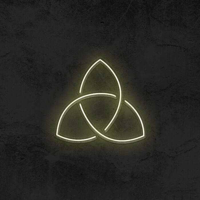 Trinity Symbol Neon Sign