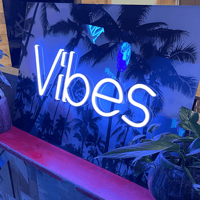Vibes Neon Sign 🌴