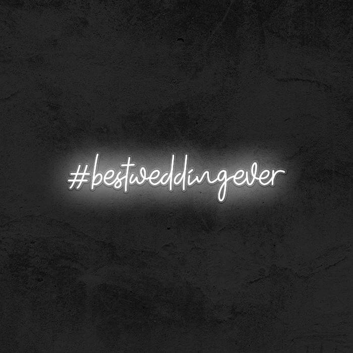 #bestweddingever - Good Vibes Neon