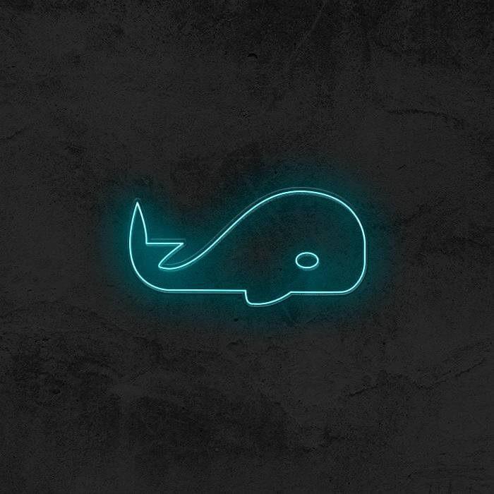 Whale 🐳 - Good Vibes Neon