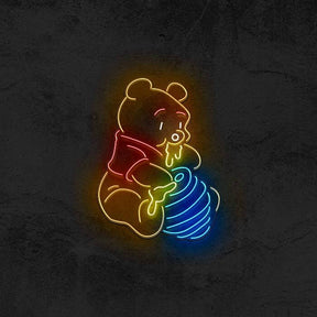 Winnie The Pooh - Good Vibes Neon