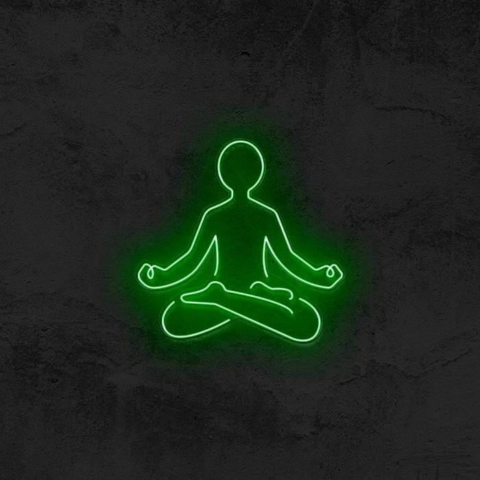 YOGA MAN 🧘‍♂️ - Good Vibes Neon